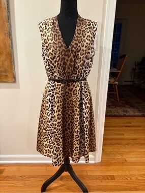 kate spade houndstooth chiffon dress Kate Spade black/cream houndstooth chiffon dress, size 0 (fits like xs)  (sale: was $98)